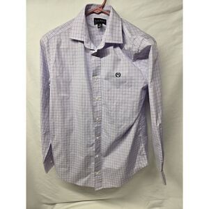 Lauren Ralph Lauren Men's Size 18 Black Label‎ Long Sleeve Button Up Purple